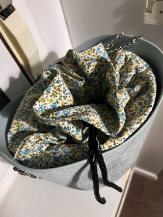 O bag bolso original pequeño tipo cesta con asas y