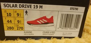 Zapatillas Adidas Solar Drive 19M Rojas