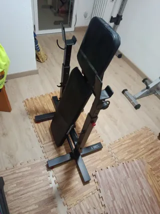 Banco de pesas plegable