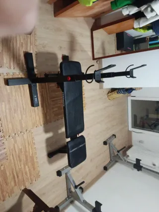 Banco de pesas plegable