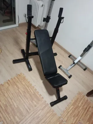 Banco de pesas plegable