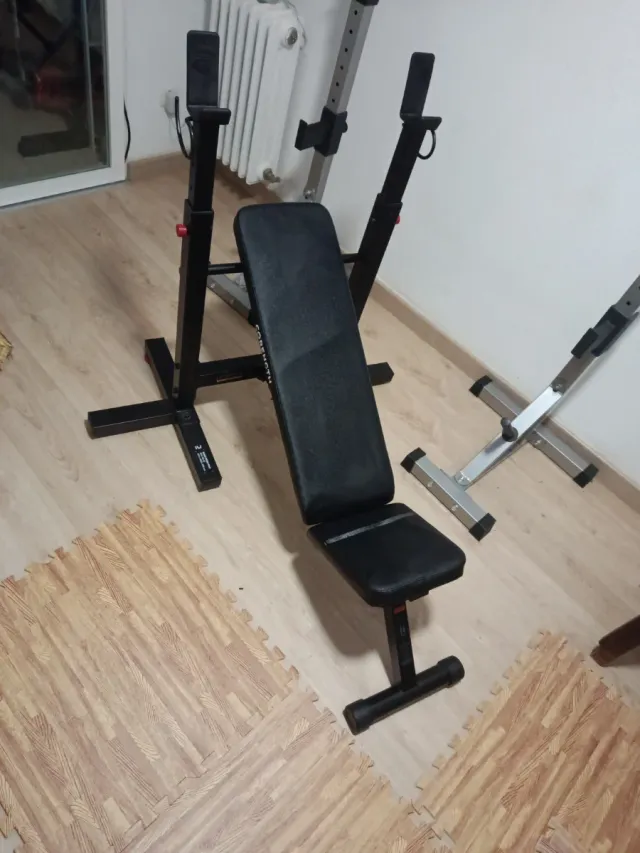 Banco de pesas plegable