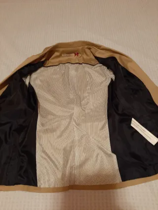 Americana beige mujer