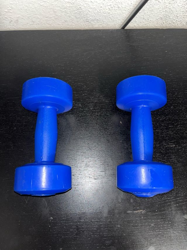 2 Mancuernas Azules 1kg