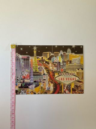 Postal las vegas EEUU carte Las Vegas Nevada