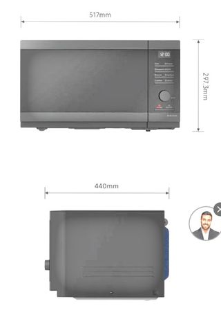 Forno microonde Samsung con friggitrice ad aria