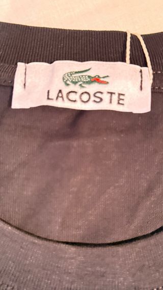 Camiseta Lacoste Negro