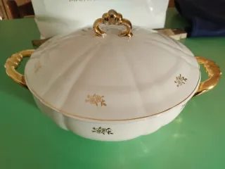 Zuppiera centrotavola in porcellana