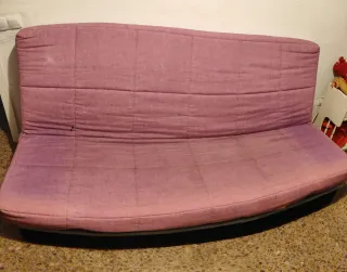 Sofá Cama Rosa Tela