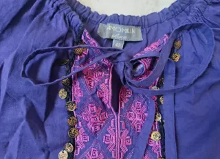 Blusa hippie vintage talla M