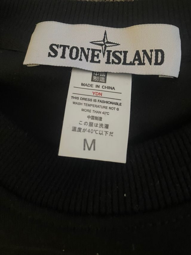 Sudadera Stone Island Negra