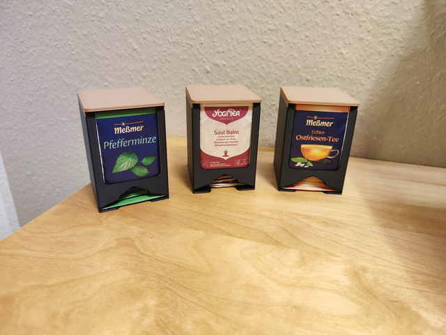 Scatola Organizzatore per Bustine di Tè