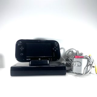 Nintendo Wii U Console Nera con cavi
