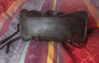 Bolso city bag negro bershka efecto desgastado