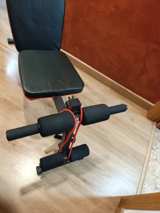 Banco de pesas.