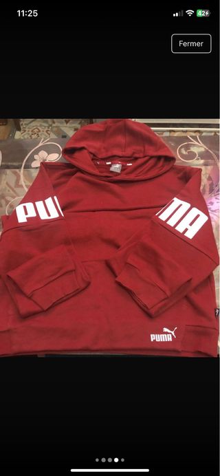 Sudadera Puma Roja