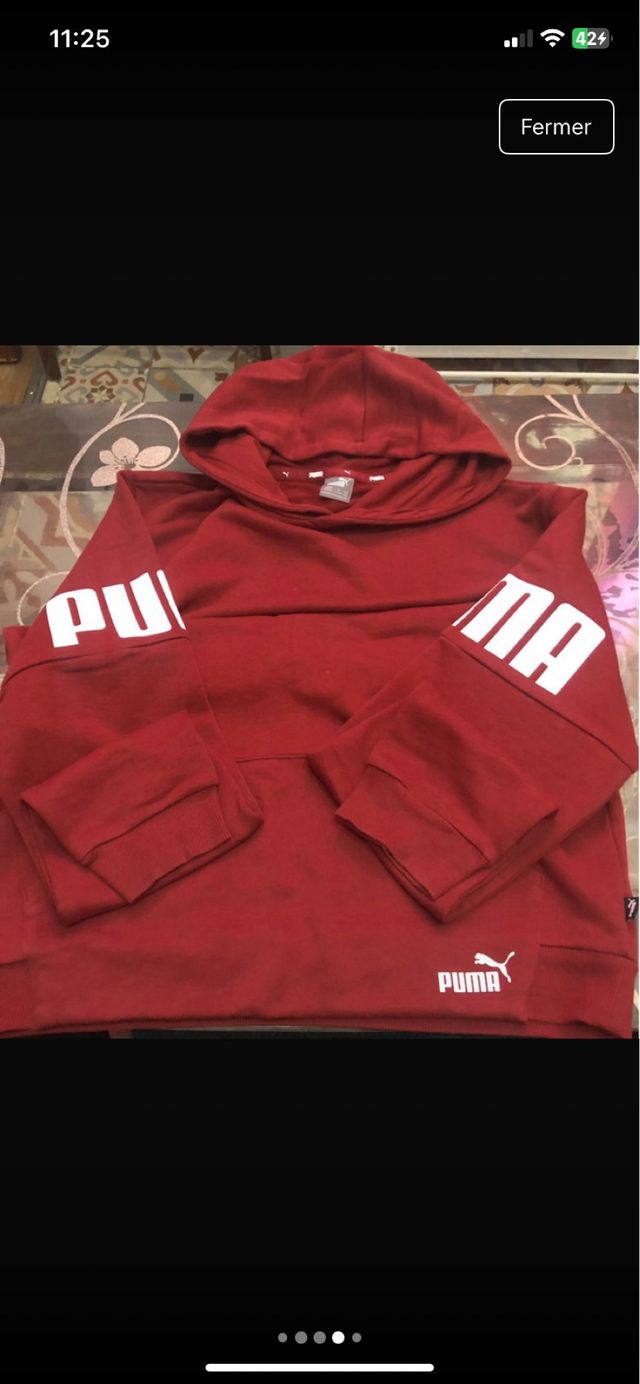 Sudadera Puma Roja