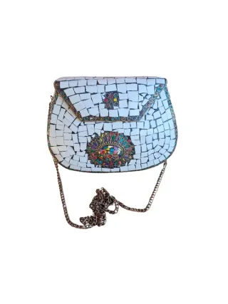 Bolso Mosaico Artesanal Boho Chic