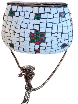 Bolso Mosaico Artesanal Boho Chic