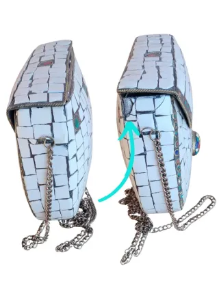 Bolso Mosaico Artesanal Boho Chic