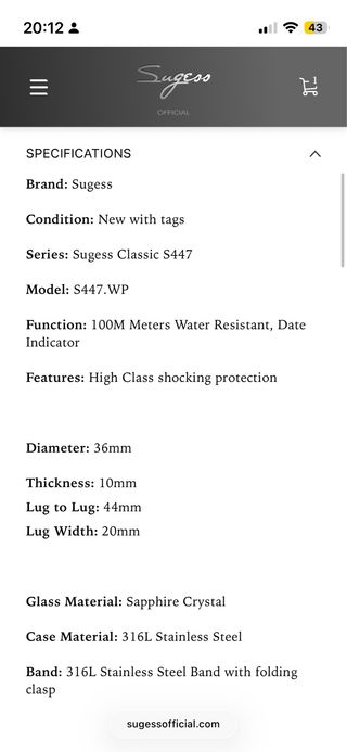 Sugess Classic “Datejust”