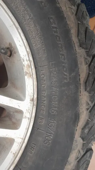 Llanta BFGoodrich All Terrain 16