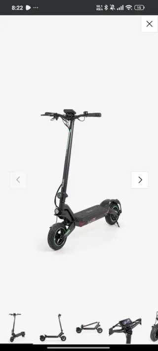 Patinete eléctrico deportivo