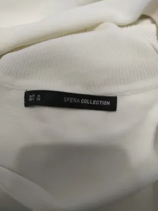 Blusa Sfera blanca manga larga