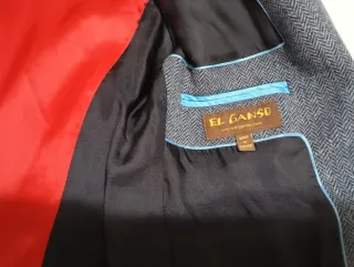 Americana El Ganso Gris y Roja