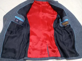 Americana El Ganso Gris y Roja