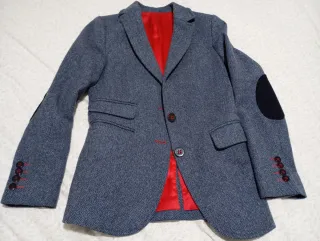 Americana El Ganso Gris y Roja