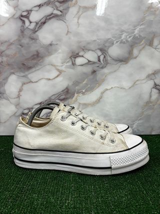 Converse Platform Bianche Tg 40