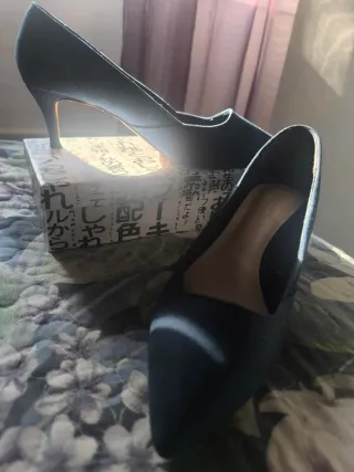 Zapatos de tacón  para mujer en color azul