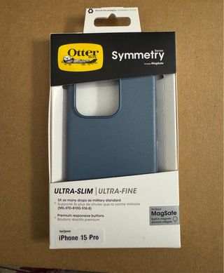 Cover Otterbox Symmetry iPhone 15 Pro MagSafe Blu