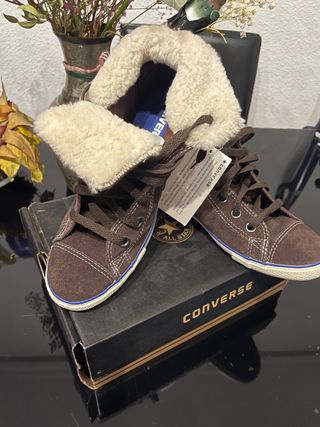 Converse Marrones Forradas Talla X