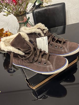 Converse Marrones Forradas Talla X