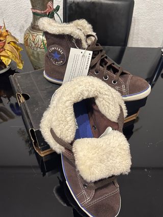 Converse Marrones Forradas Talla X