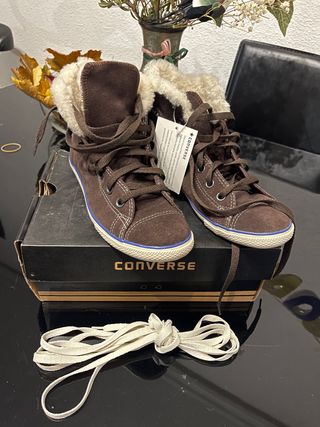 Converse Marrones Forradas Talla X