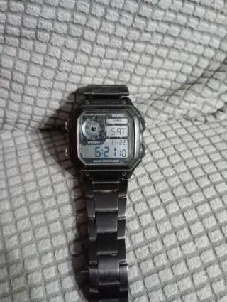 Reloj SKMEI Plata Digital Cronómetro