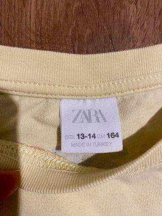 Camiseta Zara niña flores believe everyday