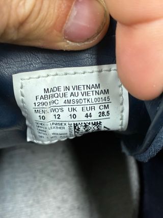 Converse Blu Scamosciate Taglia 44