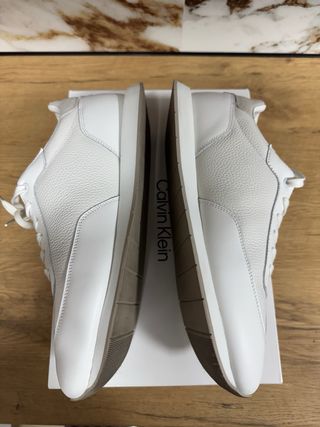Zapatillas Calvin Klein Blancas Piel