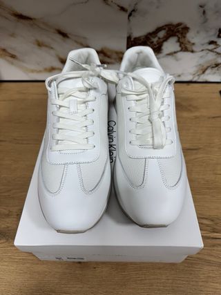 Zapatillas Calvin Klein Blancas Piel