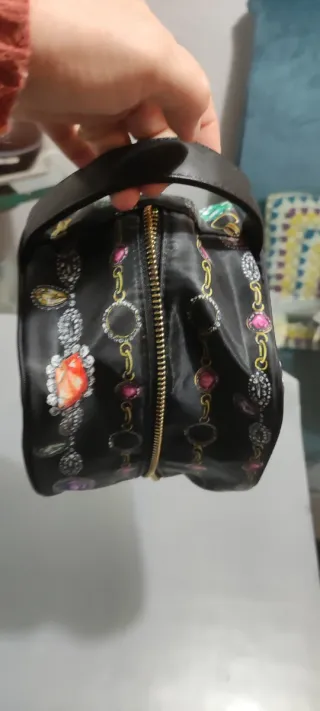 Neceser Moschino Mujer Negro Multicolor