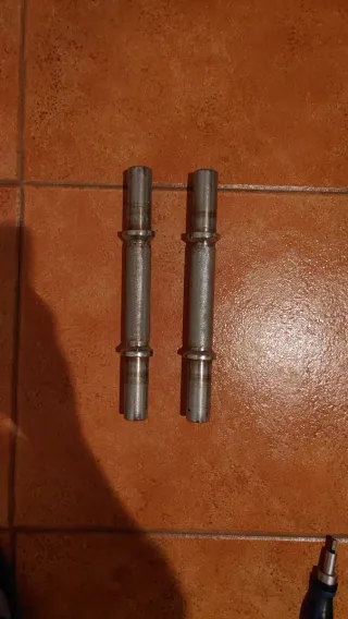 Mancuernas Cromadas con Agarre Antideslizante