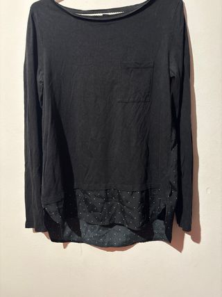 Jersey de tommy Hilfiger negro manga larga