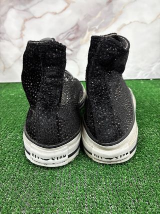 Converse All Star nere glitter 37.5