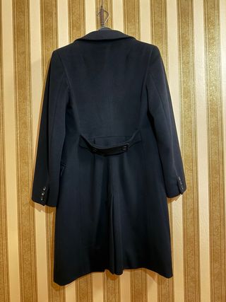 Cappotto Max Mara Studio nero slim fit