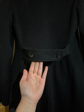 Cappotto Max Mara Studio nero slim fit