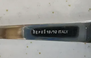 2 cucchiaini vintage in metallo argentato